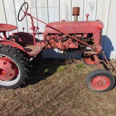 Farmall Cub Tractor and Implements - Runs Good - N ...