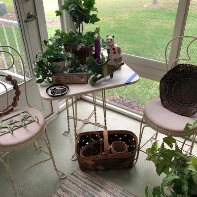 White Bistro Set - $45