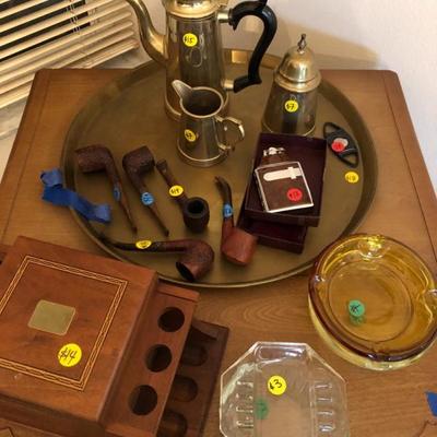 Vintage pipes and ashtrays!