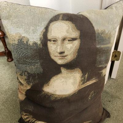 Mona Lisa Floor Pillow!