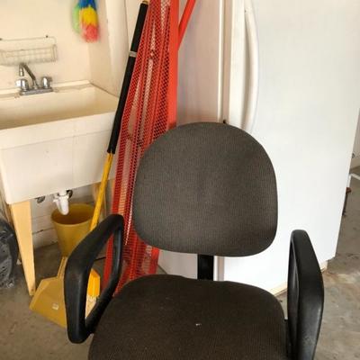 Office chair on wheels