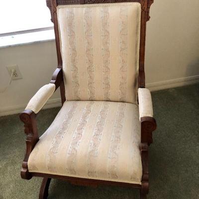Antique Spring Rocker - (22"W  26"D  36"H) - $110