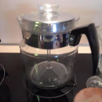 Vintage pyrex coffee pot
