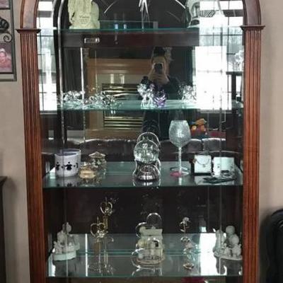 Howard Miller Curio collectors cabinet
