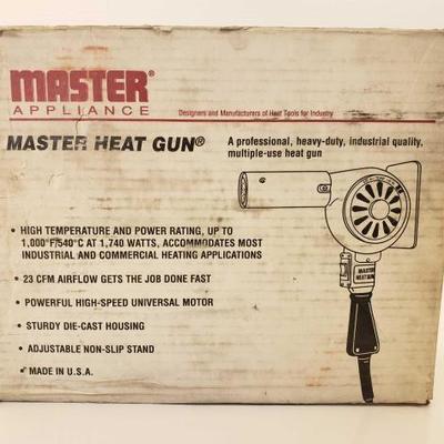 #46: Factory Sealed Master Appliance Heat Gun
Model Number HG-751B
