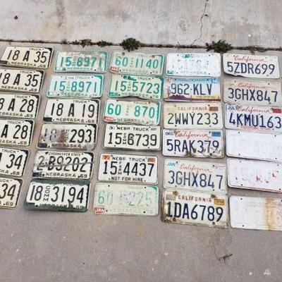#323: 33 License Plates, Nebraska, California, Arizona
33 License Plates, Nebraska, California, Arizona