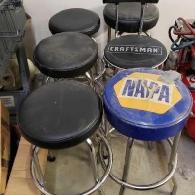 #415: 6 Counter Stools, Napa, Craftsman with Back Rest
6 Counter Stools, Napa, Craftsman with Back Rest