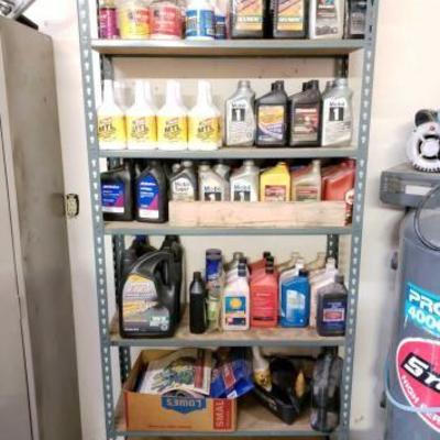 #414: Shelf Including Chemicals Most Unopened, New Shell Formula Trans Fluids, New Nissan Trans Fluids
Shelf Including Chemicals Most...