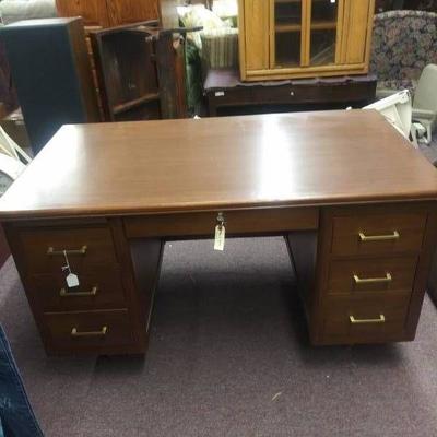 Gorgeous Sturdy Wooden Office Desk ( Solid Wood) - ...