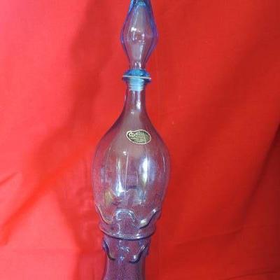 Rossini Baby Blue Italian Genie Glass Bottle with ...