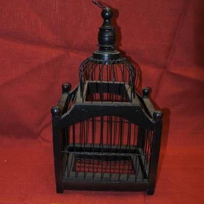 Small Black Decorative Bird Cage