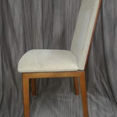 Mid Century Modern Teak & Cloth Dining Chairs Made in Denmark by Skovby LAWH35 https://www.ebay.com/itm/123624569456