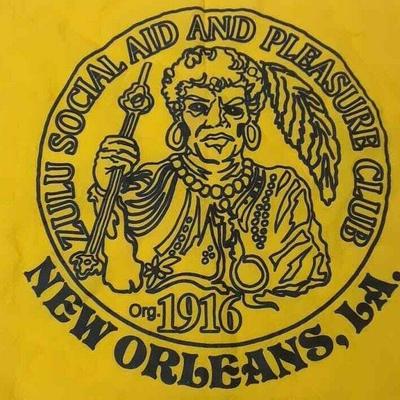 ZULU BANDANA MARDI GRAS KREWE FAVOR 20"X20" LA6087 https://www.ebay.com/itm/113712156678