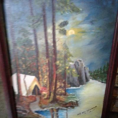 MA Del Carmen: Oil on Board PT3112 Framed https://www.ebay.com/itm/123726112203