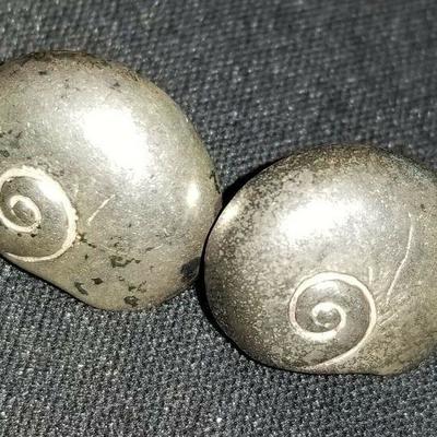 Mignon Faget MoonSnail Small Post Earrings Missing a back KC61. https://www.ebay.com/itm/123728067496