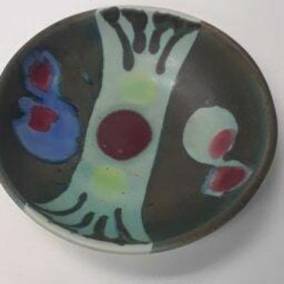 STONEWARE POTTERY BOWL BY JONI BEAMISH LA6077 https://www.ebay.com/itm/123728042201