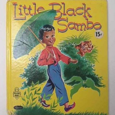 LITTLE BLACK SAMBO TELL A TALE HARDCOVER BOOKS BY WHITMAN 1950s LA6097 https://www.ebay.com/itm/123728027337