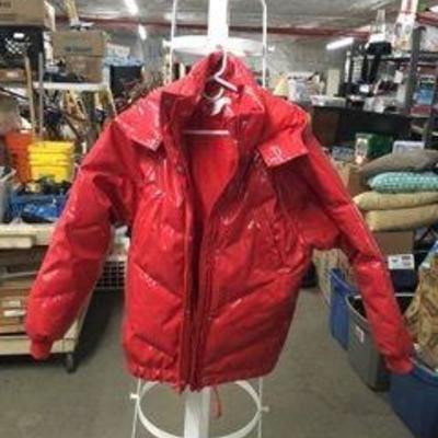 HM Size 8 Red Puff Coat.