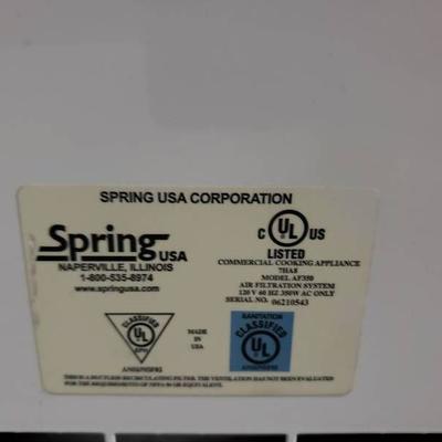 Spring USA AF-350 Self-contained downdraft air fil .......