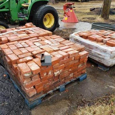(3) Pallets of Bricks