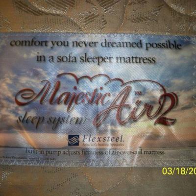Maker's label on mattress