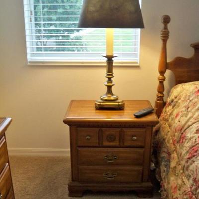 Night Stand; 1 of 2 Lamps.