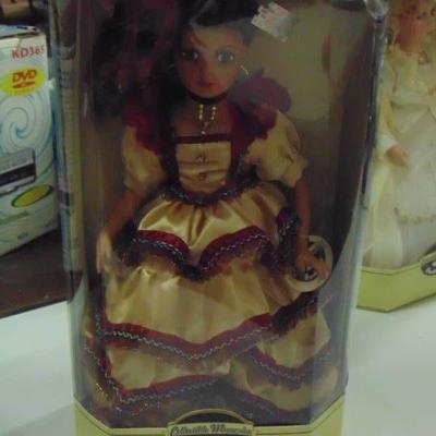 New in Box Collectible Porcelain Doll