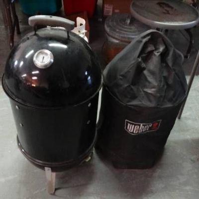 Weber Grill Smoker with cover