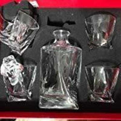 Ashcroft Imperial Whiskey Decanter Set - Lead Free ...