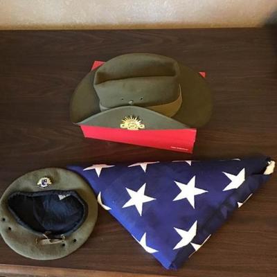 Military Hats (Flag Not Included)