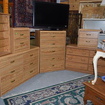 Dressers, Shelving Unit, Side Tables