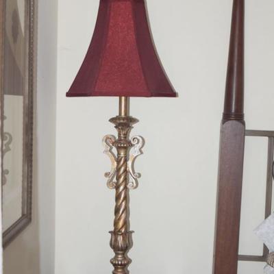 Vintage End Table & Lamp