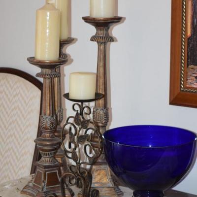 Candles, Candle Holders, & Decor