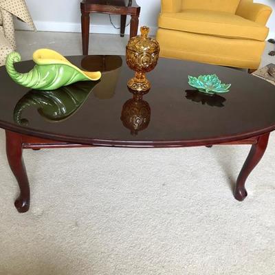 Queen Anne style coffee table $55