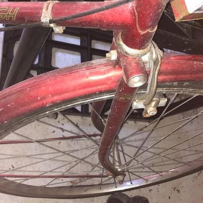 Vintage Raleigh bicycle made in England