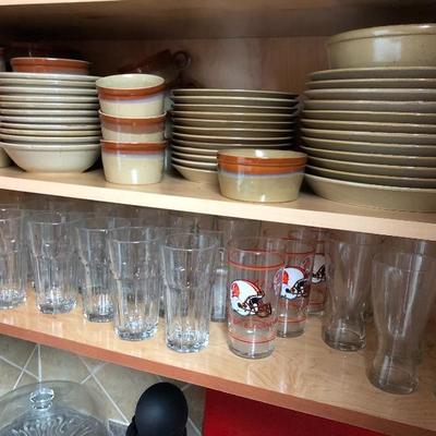 Mikasa Potter Art stoneware dishes