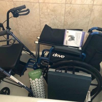 Wheelchair and walker