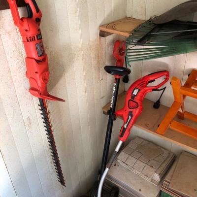 Power tools for yardwork
