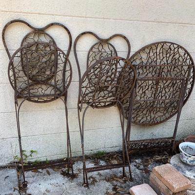 Vintage garden patio furniture