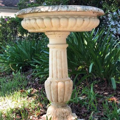  Bird bath and other outdoor garden and yard ornaments 