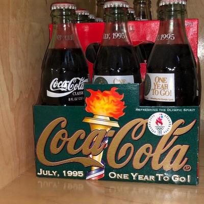 Olympic Coca-Cola collector bottles