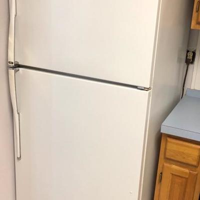 The refrigerator is also for sale