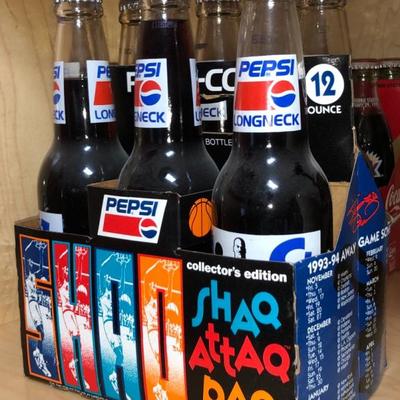 Shaquille Oâ€™Neal Pepsi collector bottles