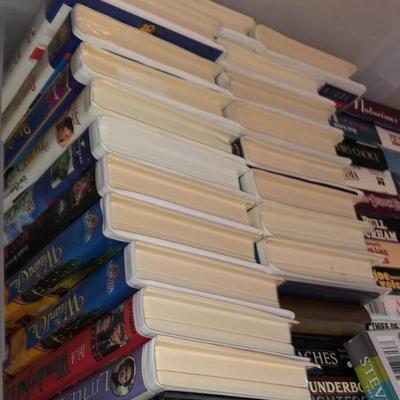 Vintage collectible Walt Disney VHS clamshell tapes