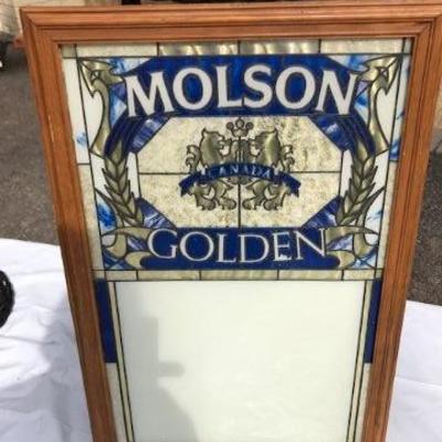 Molson Golden Ale Sign.