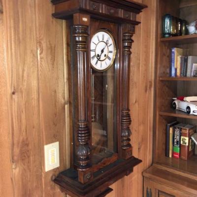  Antique German regulator clock 