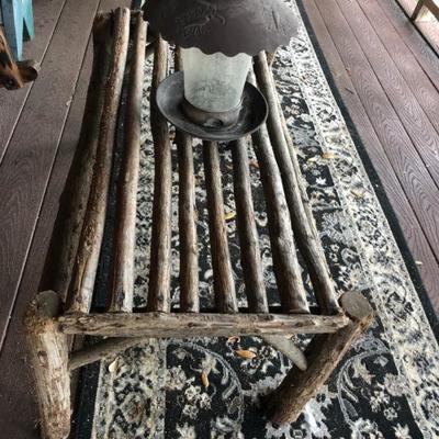  Rustic log furniture 