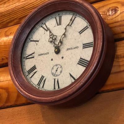  One of many clocks available 