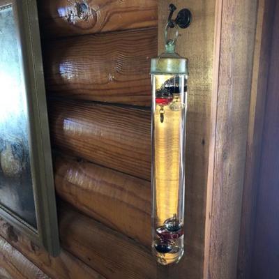  Vintage glass thermometer 