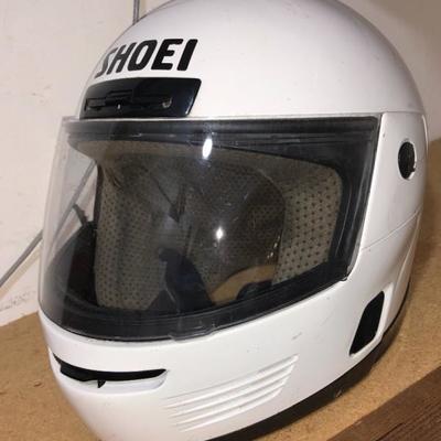 One of a few motorcycle helmets available